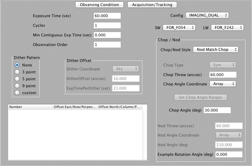 SSpot imaging panel screenshot