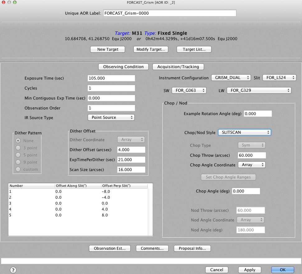 AOR definition box