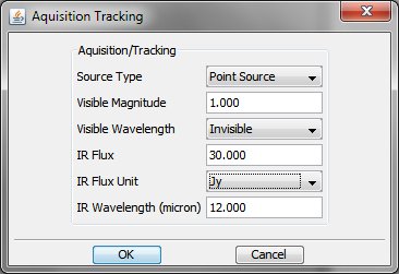 Aquisition Tracking screenshot