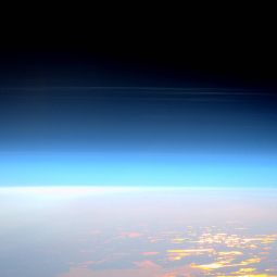 Clouds forming in the mesosphere as seen from the International Space Station