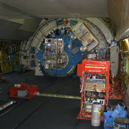 Interior of SOFIA as preflight checks conclude