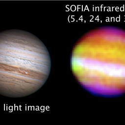 Infrared image of Jupiter from SOFIA’s First Light flight