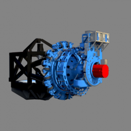 Illustration of SOFIA's telescope assembly with a science instrument installed.