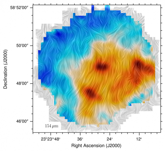 Cas A with magnetic fields