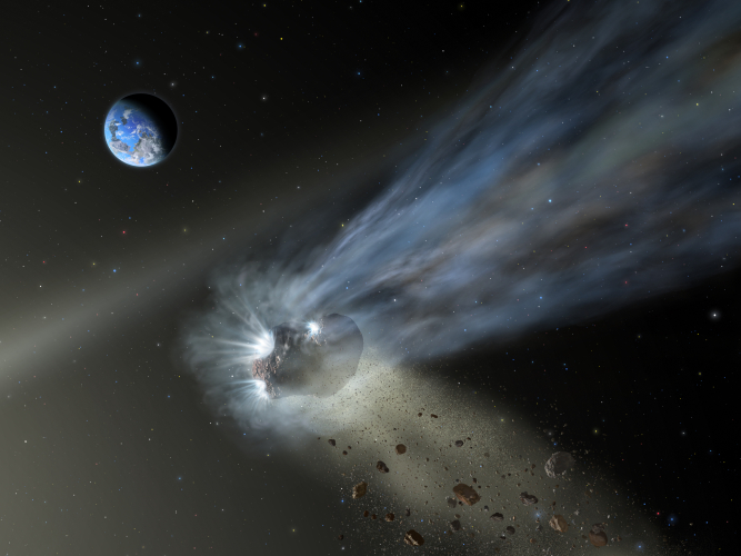 Artist’s depiction of Comet C/2012 K1