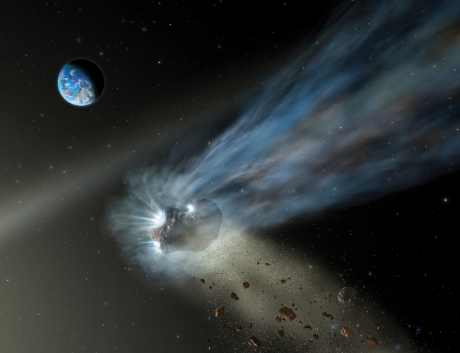 Artist's impression of Comet Pan-STARRS